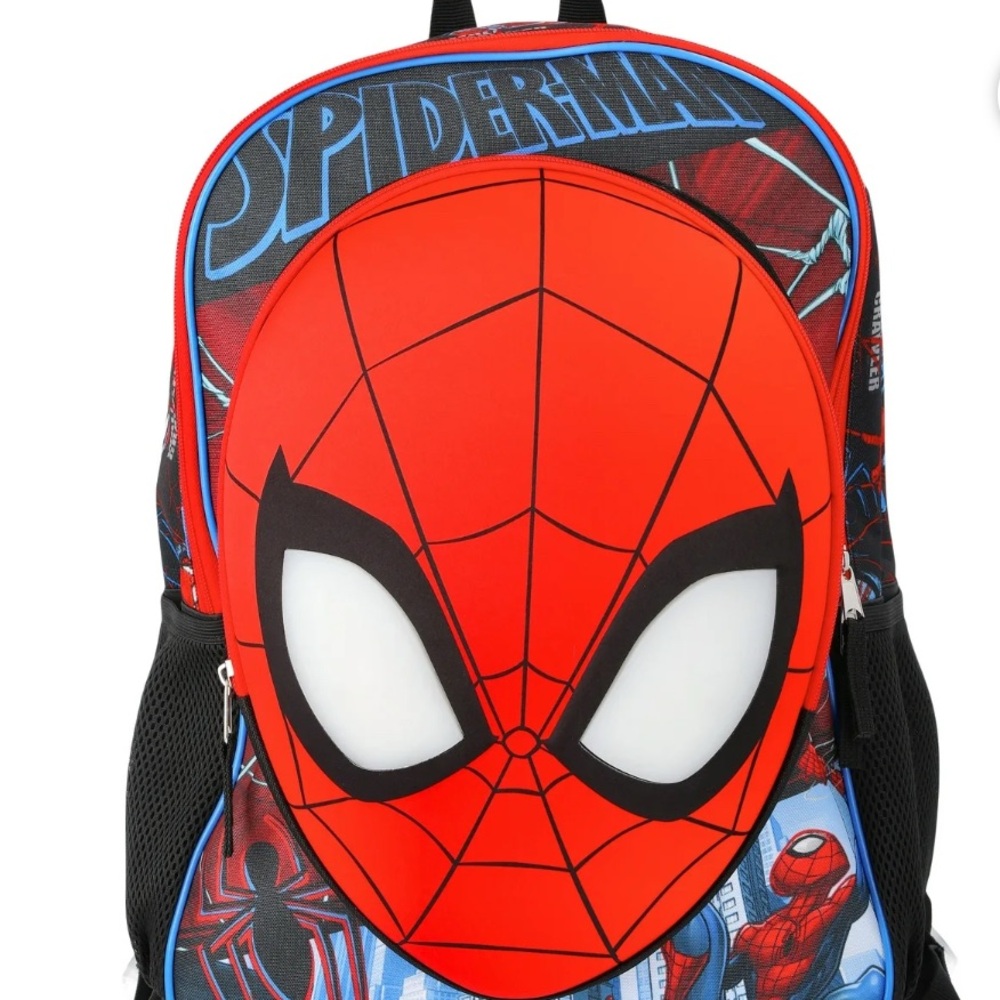 Marvel Spider-Man Mask Light-Up 17" Backpack